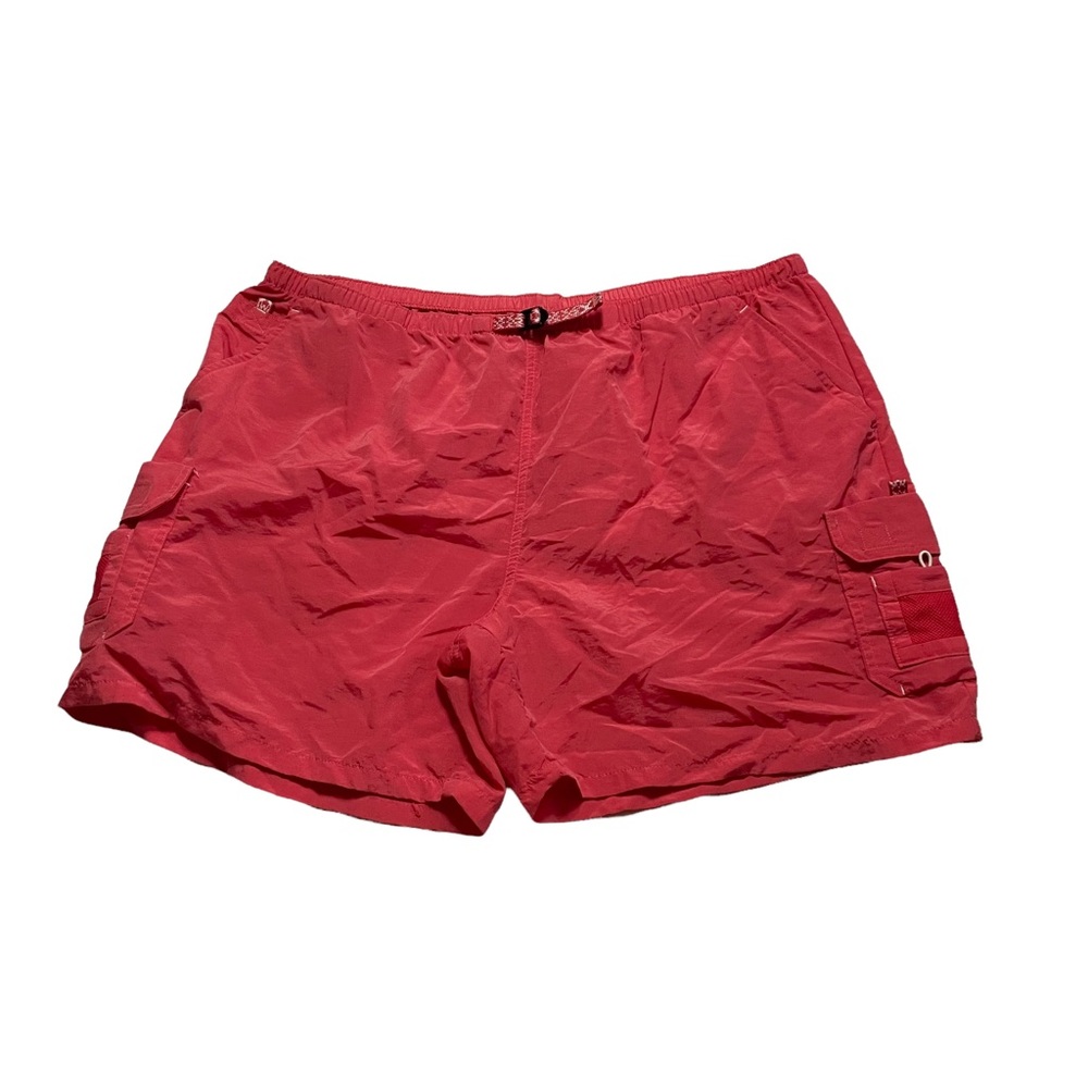 Guide Series Nylon Salmon Coral Pink Hiking Shorts Activewear Outer Wear Size XL